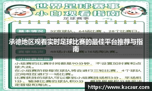 承德地区观看实时足球比赛的最佳平台推荐与指南